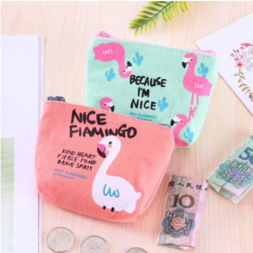 Dompet Tas Pouch Cewe Minimalis Tempat Uang Koin Casan HP Kartu Nama