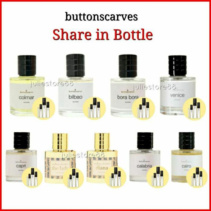 (Decant / Share) Buttonscarves Parfum Colmar Bilbao Cairo Venice The