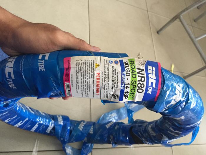 Ban luar IRC NR80 90/80-14 produksi 2016