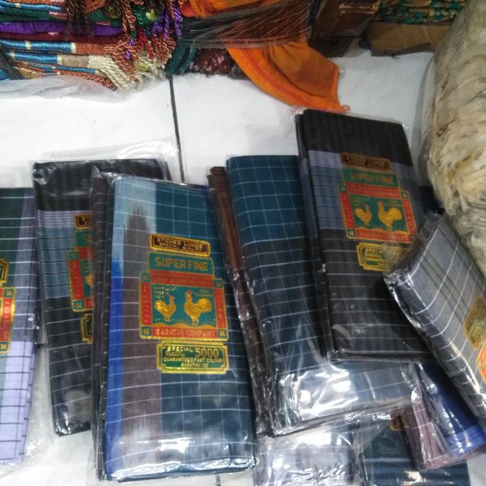 sarung madras cap dua ayam jago
