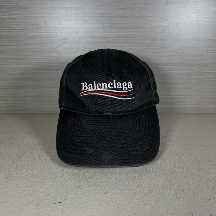 Balenciaga Logo Bernie Black Cap Original Authentic Topi 100%