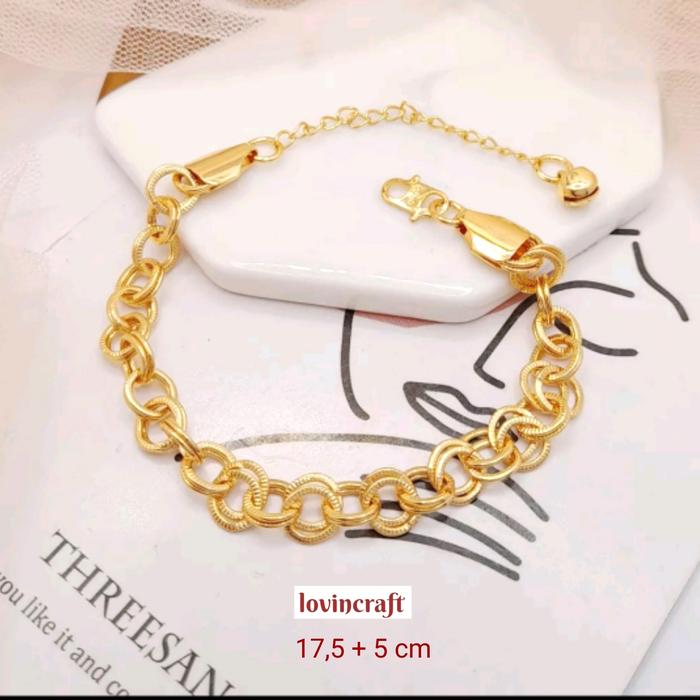 GXG02 Gelang Xuping Gold Lovincraft