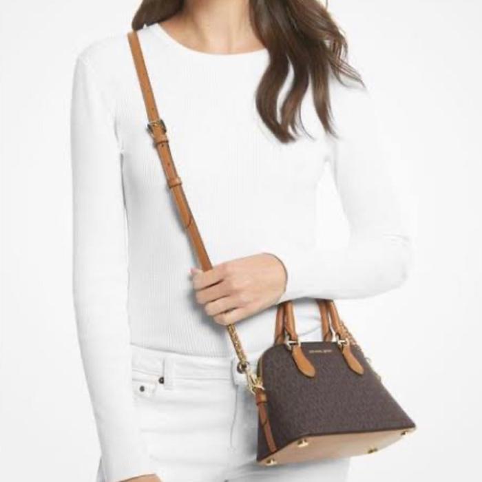 Veronica XS Crossbody Sign Brown