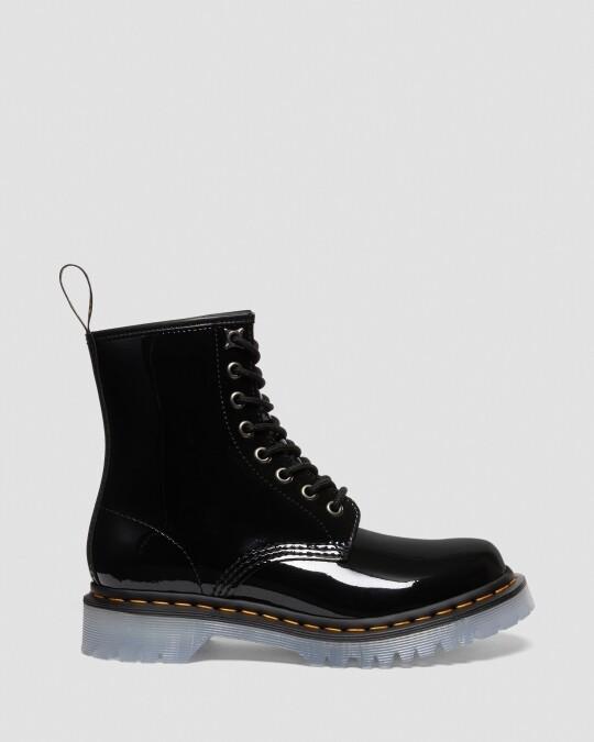 DR MARTENS 1460 ICED BN Patent Lamper Black ORIGINAL100%