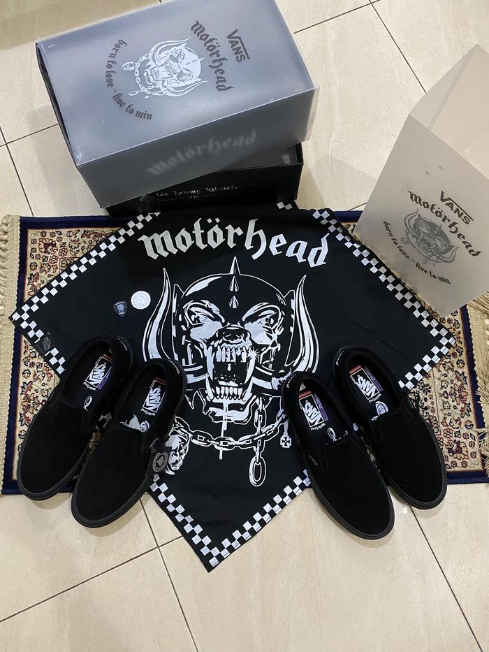 Vans Skate Slip On x Motorhead Black / Black BNIB