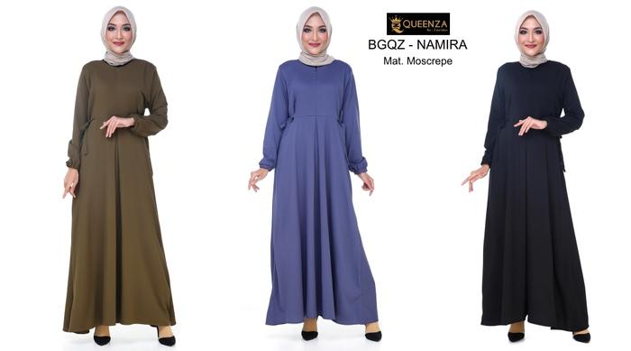 Gamis Muslimah Syari By queenza Zayidan - Namira Dress Muslimah