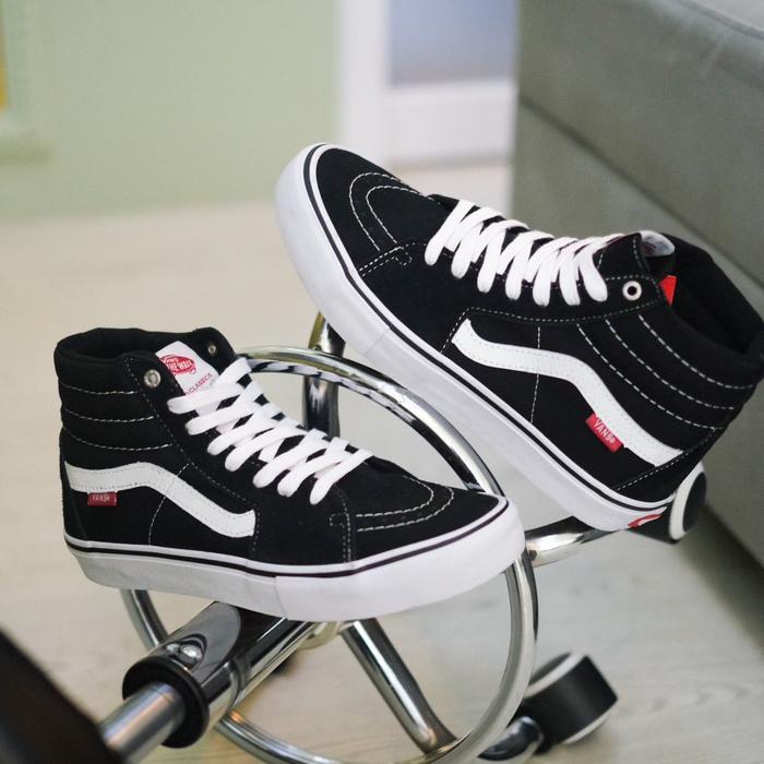 Vans Sk8 High Pro Black White Original