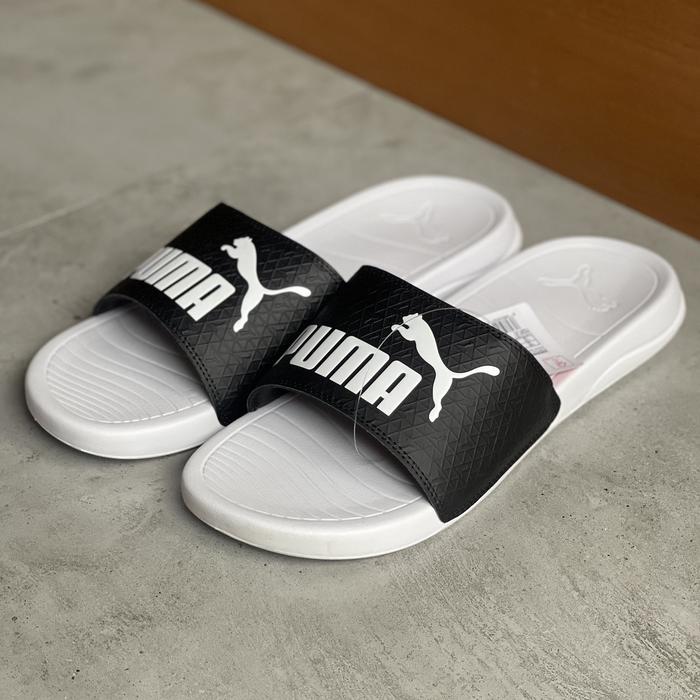 PUMA POPCAT 20 LOGO POWER SLIDE SENDAL SANDAL SIZE 47 48 BESAR BIG ORI