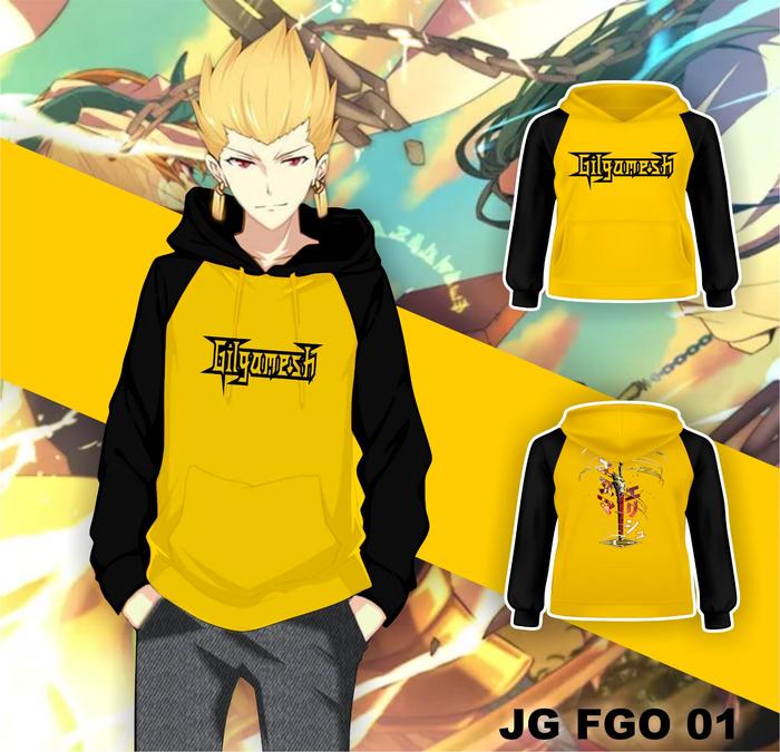 Jacket Jaket Jumper Hoodie Game FGO Gilgamesh Semi Cosplay (JG FGO 01)
