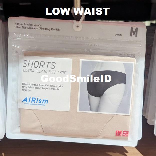 SALE Women AIRism CD Wanita Pakaian Dalam Ultra Seamless Celana Low Waist UNIQLO