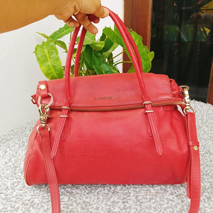 SECOND - TAS BRANDED - DISSONA - KULIT ASLI - MULUS
