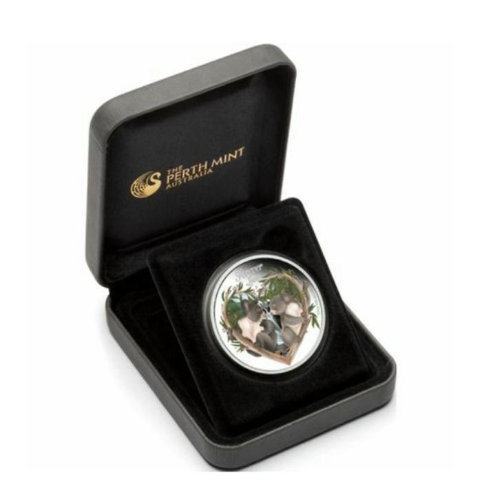 Silver Koin Forever Love Koala 1/2 oZ Proof Tuvalu 2012 | Koin Perak