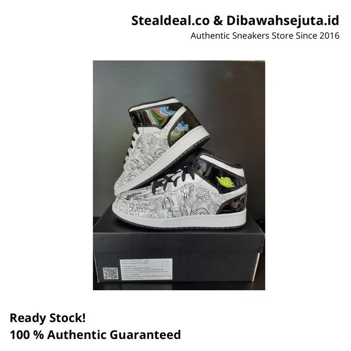 AIR JORDAN 1 MID DOODLE