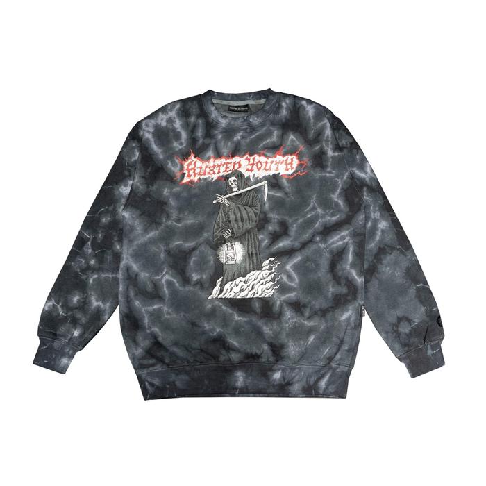 CREWNECK HUSTED YOUTH FIGS TIE DYE