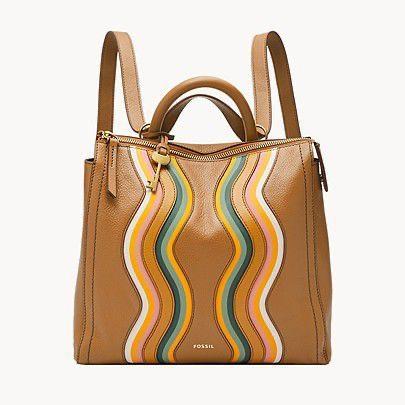 Tas Fossil Parker Backpack Small Tan
