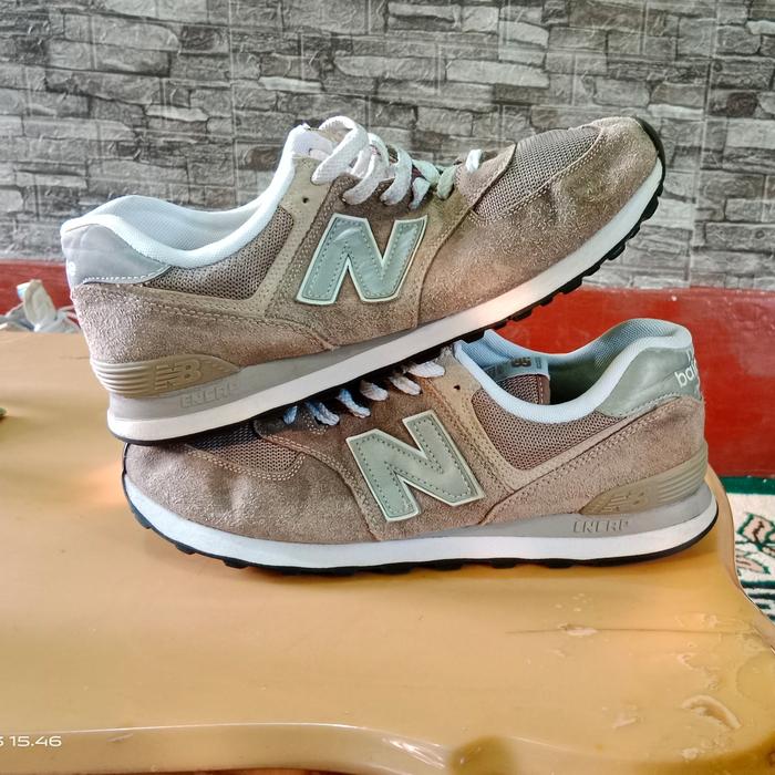 second branded authentic NB 574 Cl Mulus size 45/29cm Dijamin Original