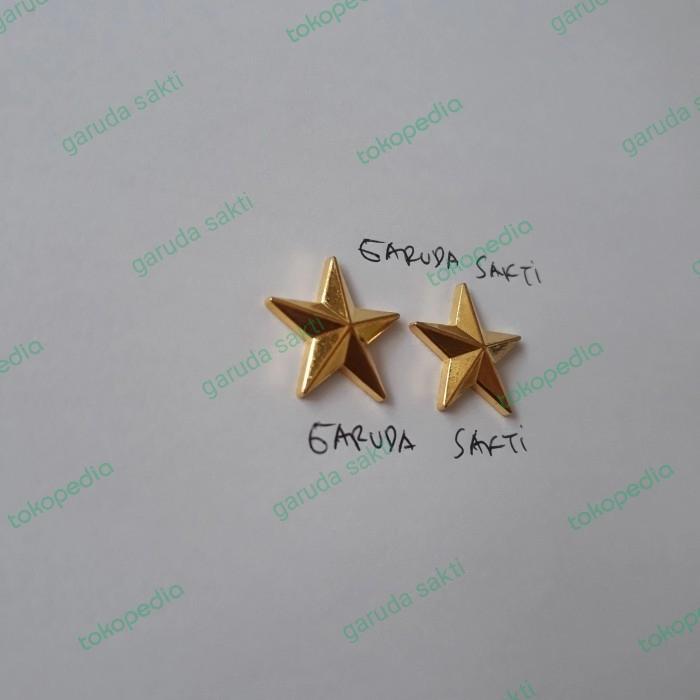 pin bintang 3 cm polos