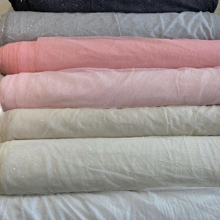 Organza Crepe Glitter