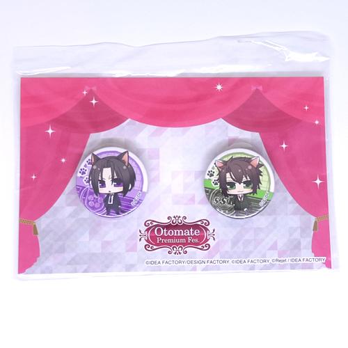 Hakuoki SSL Otomate Premium Badge Set - Toshizo Hijikata & Souji Okita