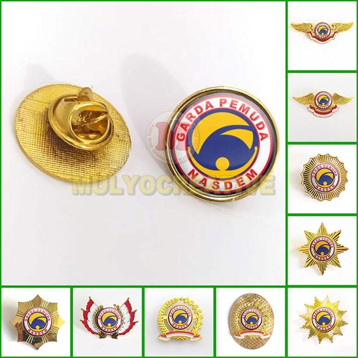 Pin Garda Pemuda Nasdem Pin Bros Wing Logo Garda Nasdem