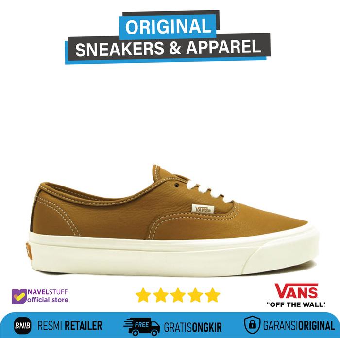 VANS Authentic Anaheim DX 44 Eco Theory Leather Brown White Original