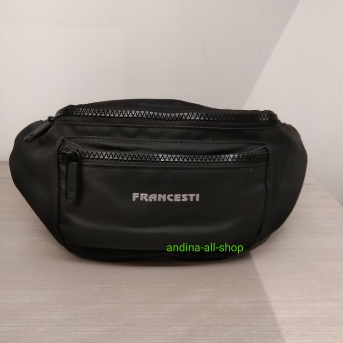 FRANCESTI waist bag original,BLACK