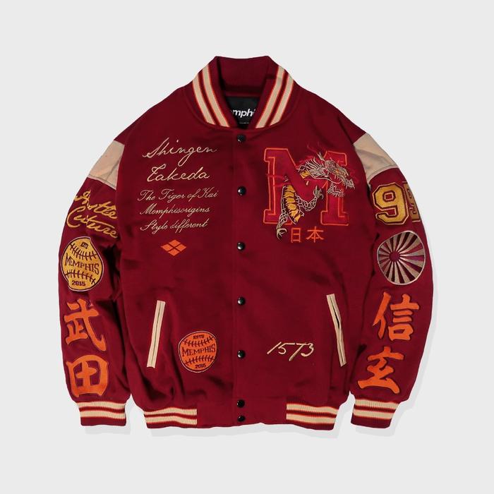 Memphis Origins - Varsity Jacket Takeda Full Red (Limited Edition)