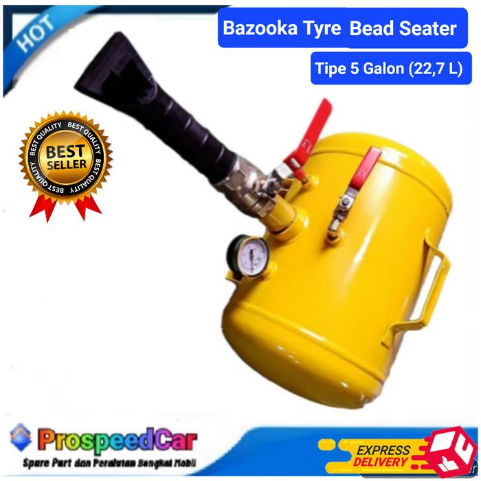 Bazooka Tyre Seater, Booster Angin Tembakan Ban Mobil Super Praktis