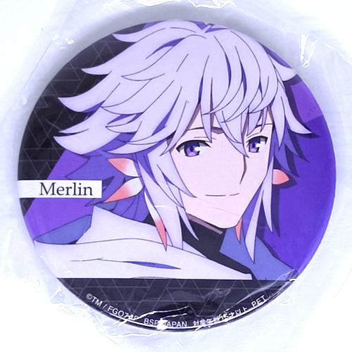Fate Grand Order Big Trading Can Badge - Merlin ( Pin / JP Rare )