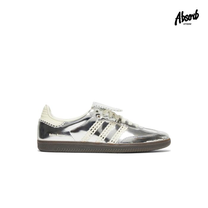 Adidas Samba x Wales Bonner (Silver Metallic/Cream White/Grey) IG8181