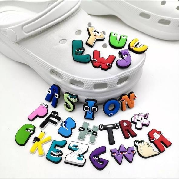 Jibbitz Crocs Original Huruf hiasan Aksesoris sepatu