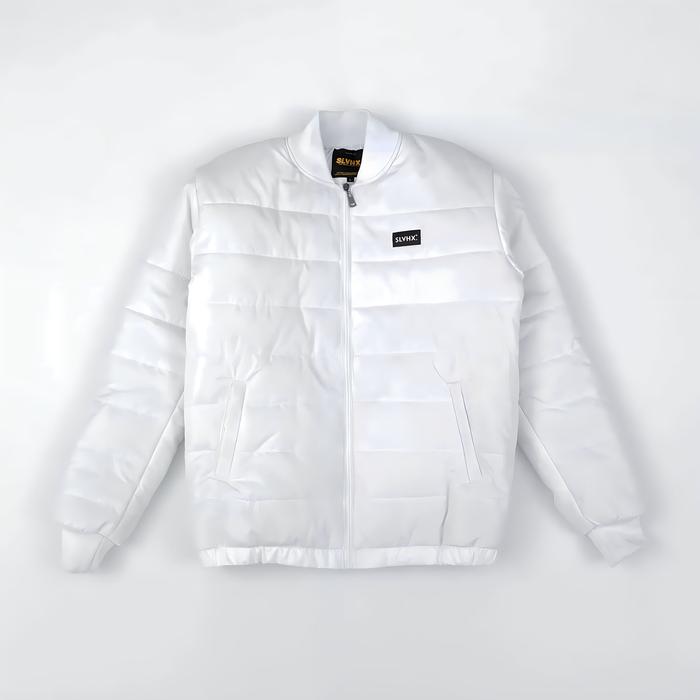 Slvhx Bomber Puffer Jacket White