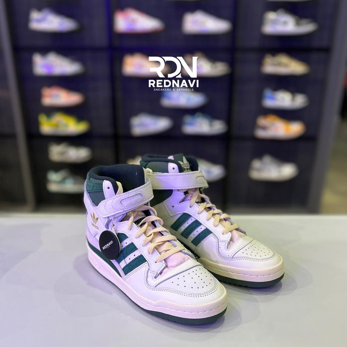 Adidas Forum 84 High Off White Team Dark Green Original
