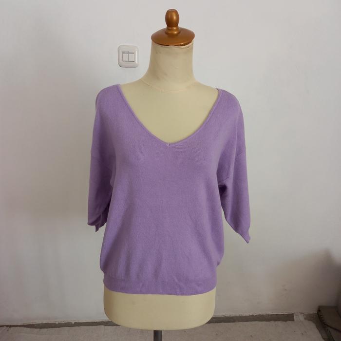 Lilac Knitwear Crop Top by GRL