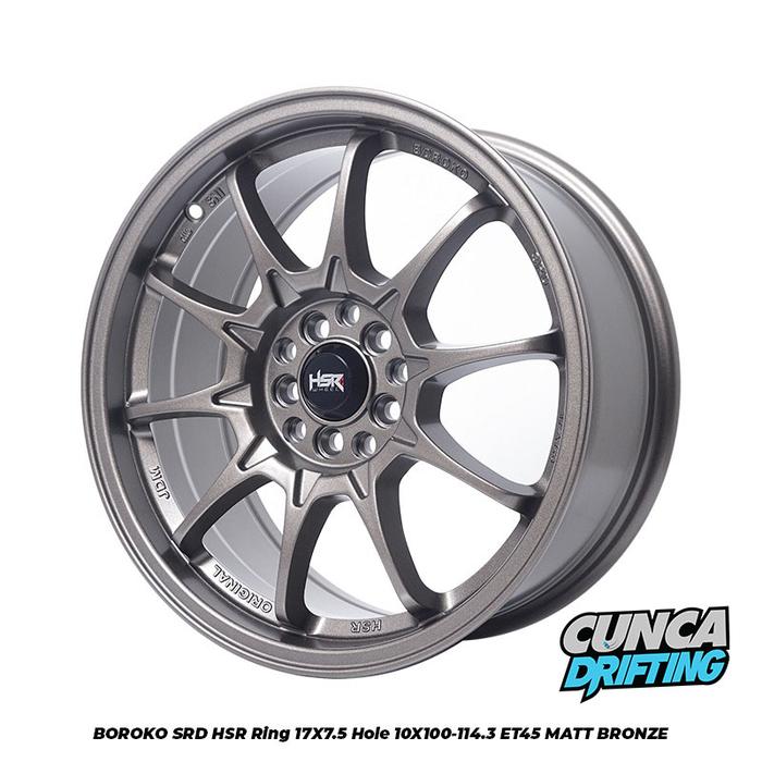 Velg Racing MOdel Jari-jari Ring 17 Lubang Baut 5 Velg Mobil Ori HSR
