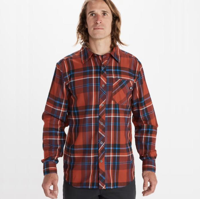 KEMEJA OUTDOOR Marmot Men's Anderson Lightweight Flannel Long-Sleeve