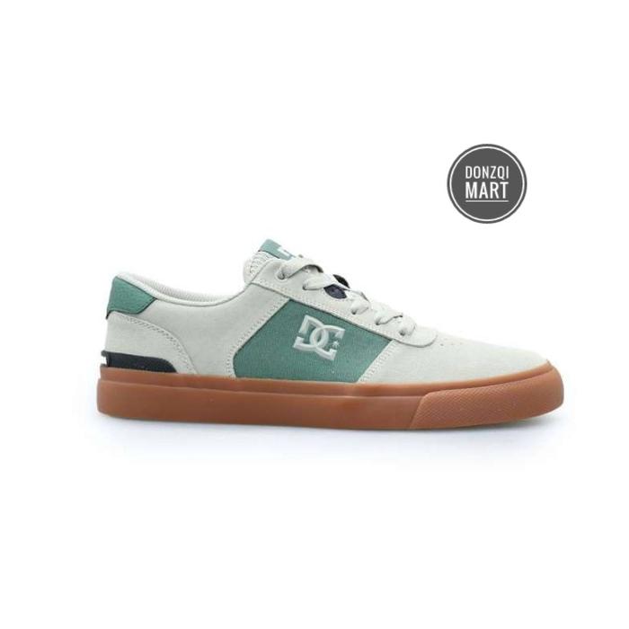 DC Teknic S M Shoe Mens Sneakers Shoes - Tan/Green