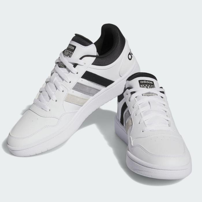 Sepatu Adidas Pria Hoops Vintage Ftwr White Sepatu Basket Pria