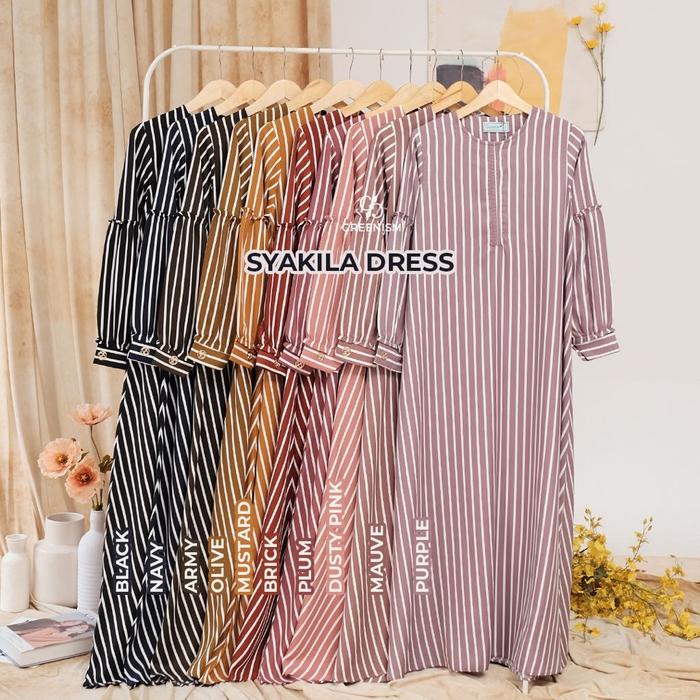 SYAKILA DRESS (GAMIS ONLY) by Greenism