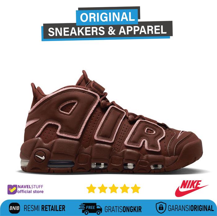 NIKE Air More Uptempo 96 Dark Pony/Med Soft Pink Coconut Milk Original