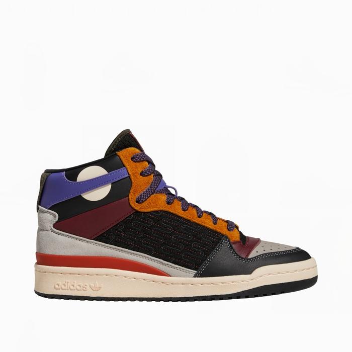 ADIDAS MEN'S SHOES - ADIDAS FORUM MID PATCHWORK - CORE BLACK (HP5359)