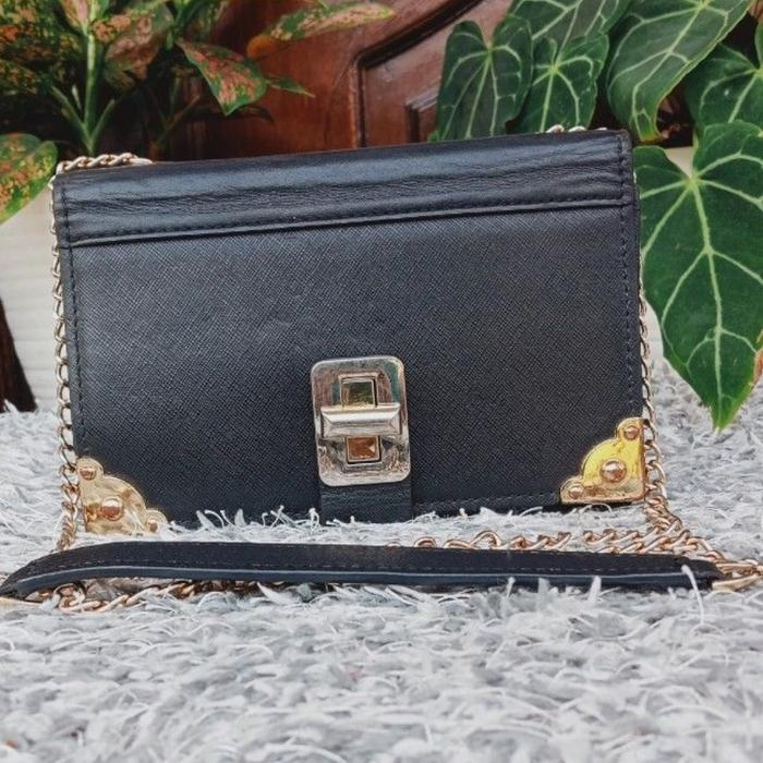 Second - tas branded - Dissona - hitam, mulus, taiga