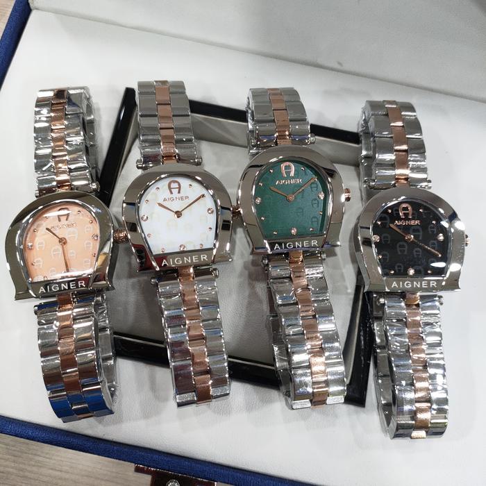 Jam Tangan Wanita Aigner Varese A45600 Stainless Steel Combi Rose