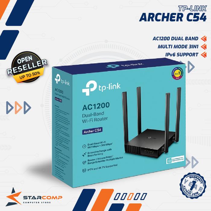 TP-Link ARCHER C54 AC1200 Dual-Band - WiFi Router TP Link C54