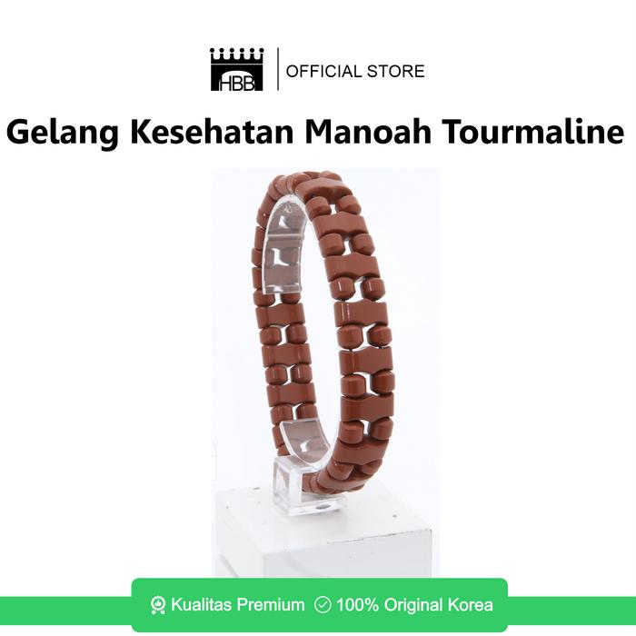 Gelang Terapi Kesehatan HABIBI Gelang Manoah Tourmaline Made In Korea