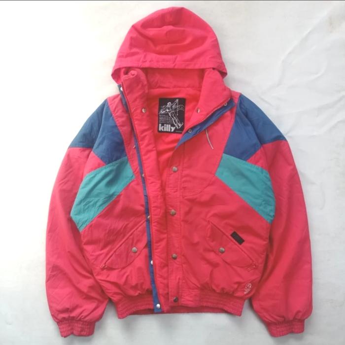 vintage 90s Killy asics goretex padded jacket outdoor casual tritone
