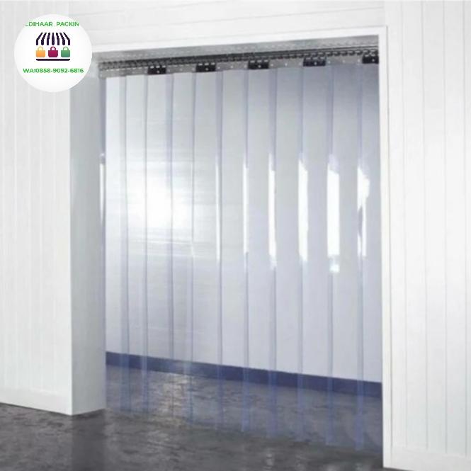 tirai pvc curtain lengkap tingal pasang uk pintu T 2m x L 3m