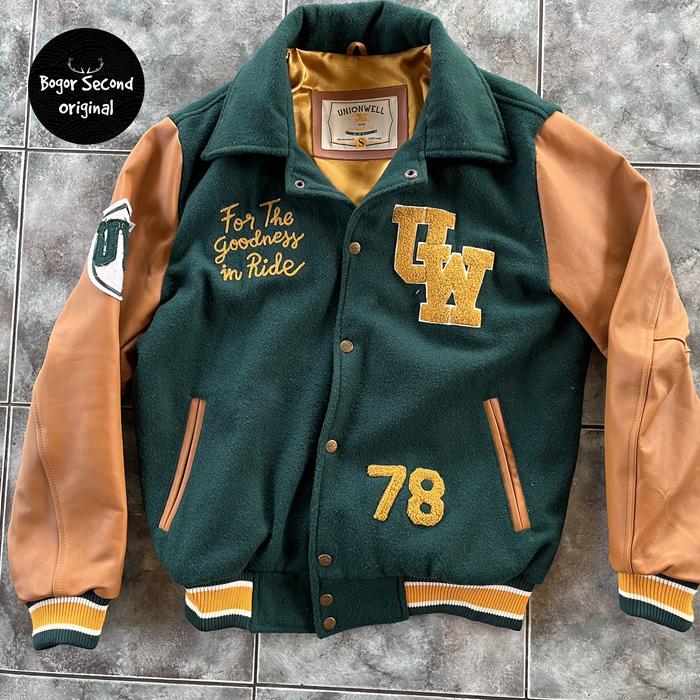 Unionwell Varsity Jacket Limited Edition Panthro Green size S