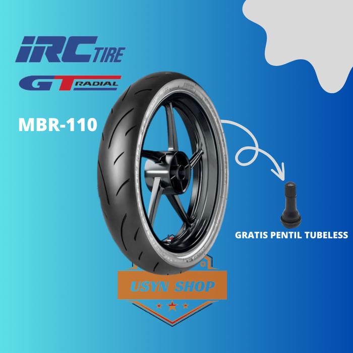 Ban Tubeless IRC 90/80 RING 17  MBR110
