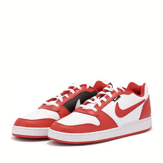 NIKE EBERNON LOW PRM WHITE UNIVERSITY RED BLACK BNIB AQ1774 101
